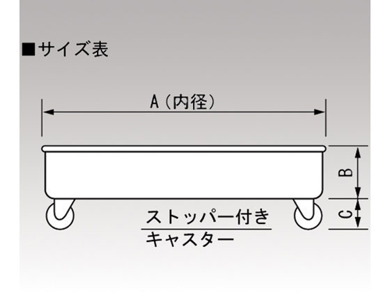 日東金属工業 タンク運搬用台車(SS・ゴム車)φ300mm用 KM-30【通販