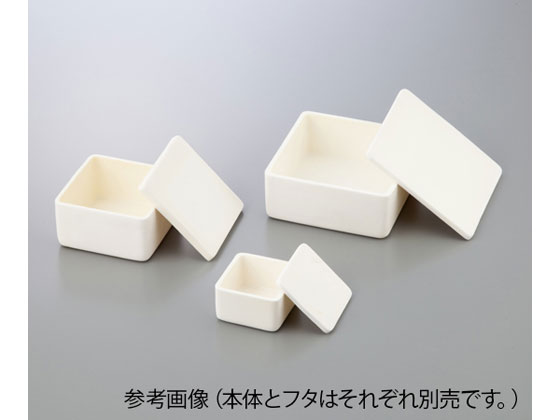 アズワン(AS ONE) アルミナ焼成用容器 角型るつぼ 120角×60mm SSA-T