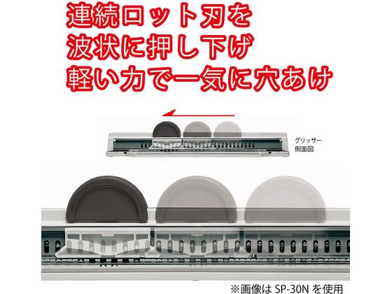 カール事務器 多穴パンチ グリッサー A5サイズ20穴 SP-20 | Forestway