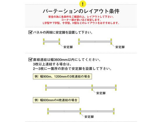 Netforce パーテーション H1800×W900 メラミン シルバー×ホワイト