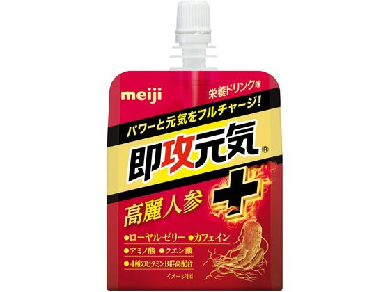 明治 即攻元気ゼリー 高麗人参+栄養 ドリンク味 180g【通販フォレスト