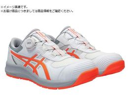 ASICS �E�B���W���u CP219 BOA �z���C�g �V���b�L���O�I�����W 27.5cm