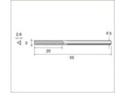 �i�J�j�V �d���_�C�������h���X�� �O�p�^ 3�~2.6�~20�~����3 #200 62882