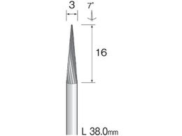 Minimo ���d�J�b�^�[ �X�p�C�����J�b�g ��3 ���a3.0mm BC2102
