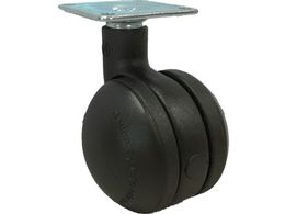 SAMSONG �f�U�C���o�փL���X�^�[�uBola�v�� �v���[�g ���� 50mmBOLA-P-50-BK