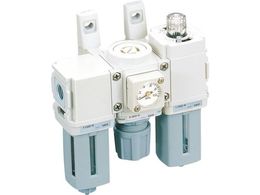 CKD FRL���j�b�g F.R.L�R���r�l�[�V���� ���F�V���[�Y �ڑ����aRc1 4 C1000-8-W-F1